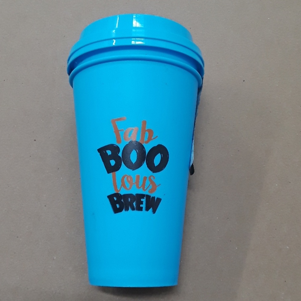 2 PK Halloween Fab Boo Lous Brew Travel Cups w/Lid